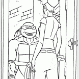 Teenage Mutant Ninja Turtles at the guests house