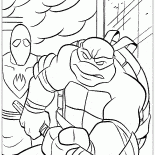 Donatello in combat