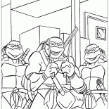 Teenage Mutant Ninja Turtles on a mission