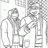Teenage Mutant Ninja Turtles in the city