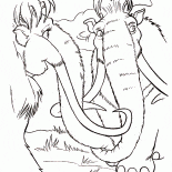 The mammoths Manny and Ellie