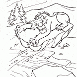 Diego is afraid of water