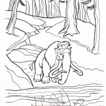 Mammoth Manny very lonely