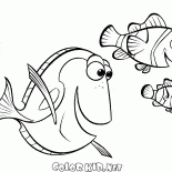 Dory, Nemo and Dad