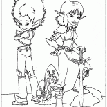 Arthur and Selenia in the campaign