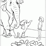 Mowgli and Baby Elephant