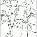 Mowgli and girlfriend