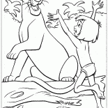 Black Panther and Mowgli