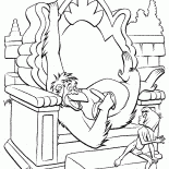 Mowgli at the banderlogs