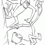 Banderlogs and Mowgli
