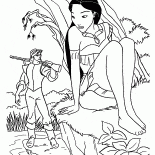 John Smith and Pocahontas