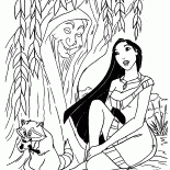Grandmother Willow and Pocahontas