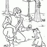 Coloring page - Krtek