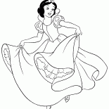 Snow White dancing