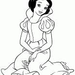 Disney princess Snow White