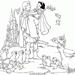 Prince and Snow White get married