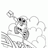 WALL-E is holding on