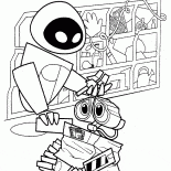 EVE and WALL-E are friends