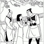 Mulan and Li Shang