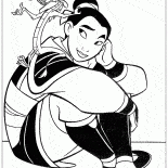 Mulan and Mushu deep in thought