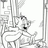 Jerry and Tom laugh