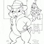 Rescuers in practice