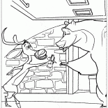 Deer offers some fruit