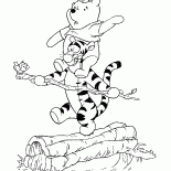 Tigger and Winnie the Pooh