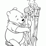 Winnie, Piglet and a harp