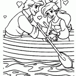 The prince and Ariel