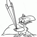 Zazu, secretary bird