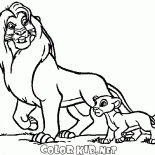 Mufasa and Simba