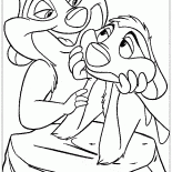 Timon meets the bride