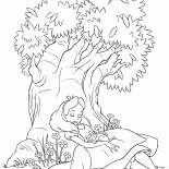 Alice had fallen asleep under the tree
