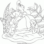 Alice meets the Caterpillar