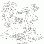 Tea party with the Cheshire Cat