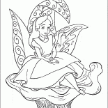 Alice on the mushrooms