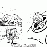 Sponge Bob and the stranger