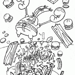 Coloring page - Ellis Island