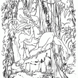Tarzan on a vine
