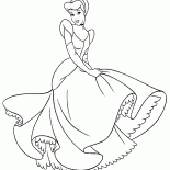 Cinderella in a ball gown