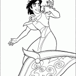 Aladdin flies