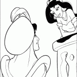 Aladdin and Jasmine meet