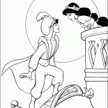 Aladdin on the carpet