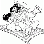 Aladdin and Jasmine on the journey
