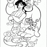 Ginny, Aladdin and Abu