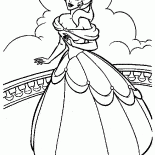 Belle on the balcony