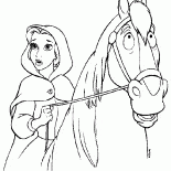 Belle and the horse