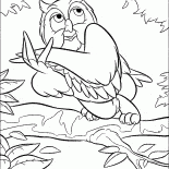 Owl deep in thought