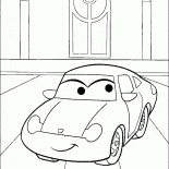 Sally on the exhibition